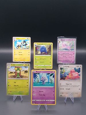 Pok&eacute;mon TCG – Rare + Reverse Mixed Lot – 6 Cards – Modern Sets. Espeon | Uncommon | Obsidian 