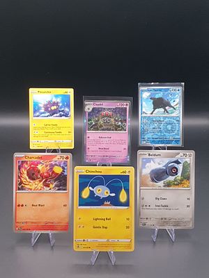 Pok&eacute;mon TCG – Rare + Reverse Mixed Lot – 6 Cards – Modern Sets. Paldean Tauros | Uncommon | 
