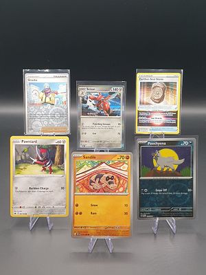 Pok&eacute;mon TCG – Rare + Reverse Mixed Lot – 6 Cards – Modern Sets. Earthen Seal Stone | Rare | 