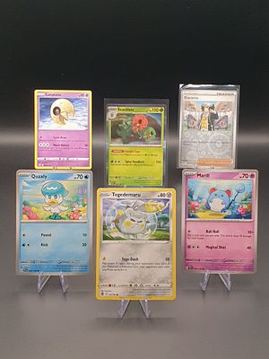 Pok&eacute;mon TCG – Rare + Reverse Mixed Lot – 6 Cards – Modern Sets. Giacomo | Uncommon | Paldea 