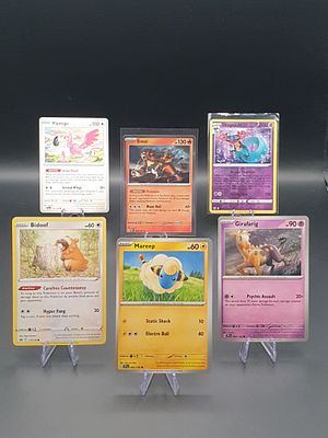 Pok&eacute;mon TCG – Rare + Reverse Mixed Lot – 6 Cards – Modern Sets. Dragapult | Rare | Silver 