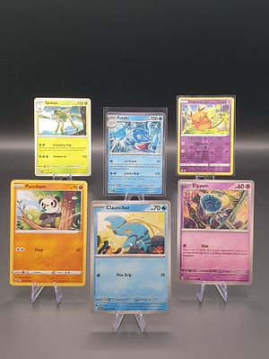Pok&eacute;mon TCG – Rare + Reverse Mixed Lot – 6 Cards – Modern Sets. Dedenne | Uncommon | Silver 