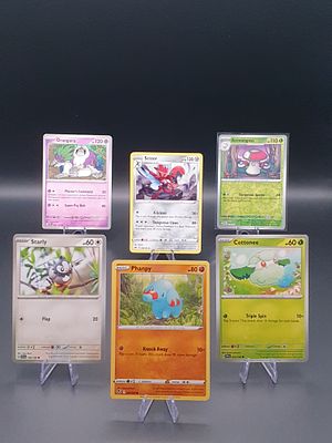 Pok&eacute;mon TCG – Rare + Reverse Mixed Lot – 6 Cards – Modern Sets. Amoonguss | Uncommon | Obsidian 