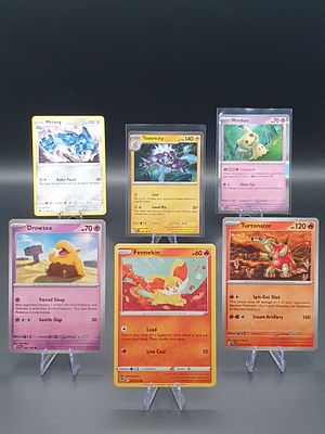 Pok&eacute;mon TCG – Rare + Reverse Mixed Lot – 6 Cards – Modern Sets. Mimikyu | Rare | Paldea Evolved 