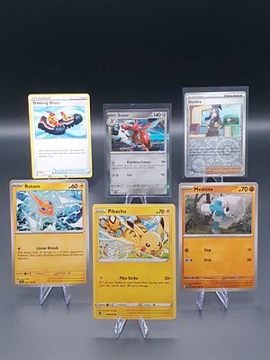Pok&eacute;mon TCG – Rare + Reverse Mixed Lot – 6 Cards – Modern Sets. Dendra | Uncommon | Paldea 