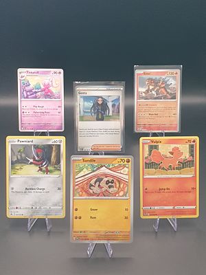 Pok&eacute;mon TCG – Rare + Reverse Mixed Lot – 6 Cards – Modern Sets. Entei | Rara | Obsidian Flames 