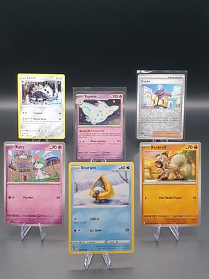 Pok&eacute;mon TCG – Rare + Reverse Mixed Lot – 6 Cards – Modern Sets. Grusha | Uncommon | Paldea 