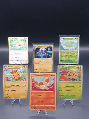 Pok&eacute;mon TCG – Rare + Reverse Mixed Lot – 6 Cards – Modern Sets. Skiploom | Uncommon | Paldea 