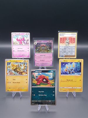 Pok&eacute;mon TCG – Rare + Reverse Mixed Lot – 6 Cards – Modern Sets. Brandon | Uncommon | Silver 
