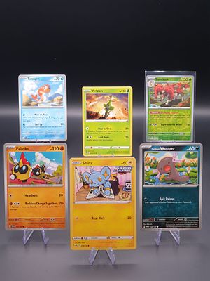 Pok&eacute;mon TCG – Rare + Reverse Mixed Lot – 6 Cards – Modern Sets. Sawsbuck | Uncommon | Temporal 