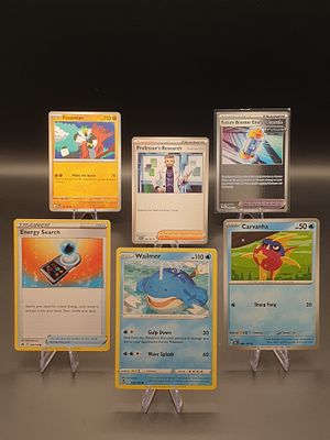Pok&eacute;mon TCG – Rare + Reverse Mixed Lot – 6 Cards – Modern Sets. Future Booster Energy Capsule | 