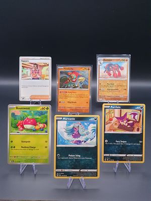 Pok&eacute;mon TCG – Rare + Reverse Mixed Lot – 6 Cards – Modern Sets. Mudsdale | Uncommon | Temporal 