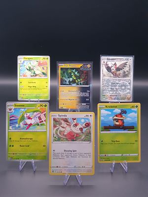 Pok&eacute;mon TCG – Rare + Reverse Mixed Lot – 6 Cards – Modern Sets. Staraptor | Uncommon | Scarlet 