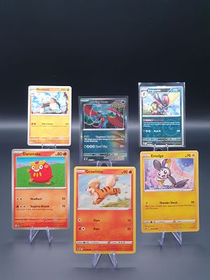 Pok&eacute;mon TCG – Rare + Reverse Mixed Lot – 6 Cards – Modern Sets. Kingambit | Rare | Scarlet &amp; 