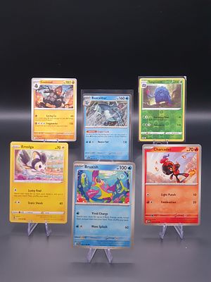 Pok&eacute;mon TCG – Rare + Reverse Mixed Lot – 6 Cards – Modern Sets. Tangrowth | Rare | Crown Zenith 