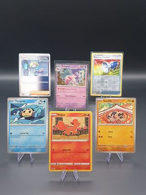 Pok&eacute;mon TCG – Rare + Reverse Mixed Lot – 6 Cards – Modern Sets. Pok&eacute;mon Catcher | Uncommon | 
