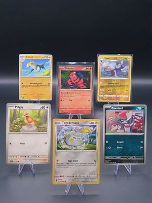 Pok&eacute;mon TCG – Rare + Reverse Mixed Lot – 6 Cards – Modern Sets. Luxio | Uncommon | Crown Zenith 