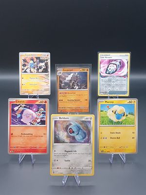 Pok&eacute;mon TCG – Rare + Reverse Mixed Lot – 6 Cards – Modern Sets. Lost Vacuum | Uncommon | Crown 