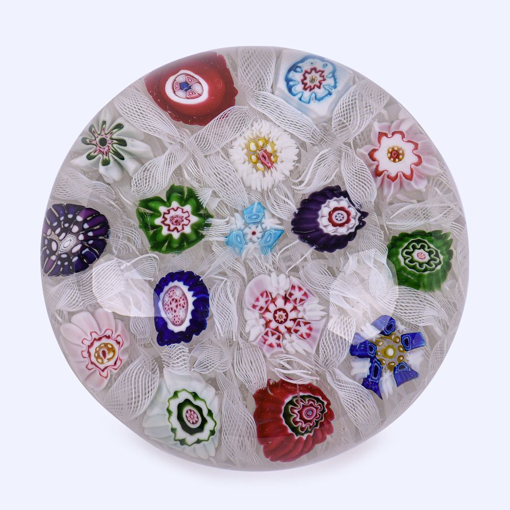 Lot 10: Antique Clichy Chequer Paperweight