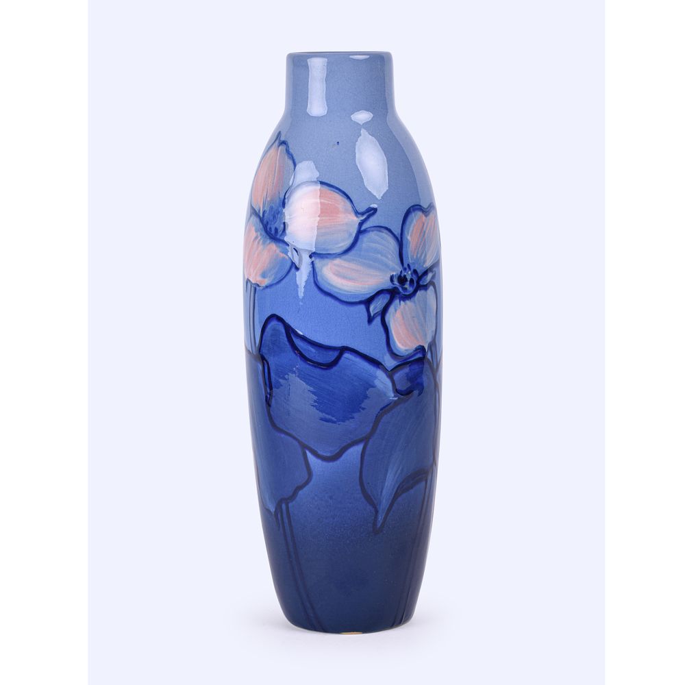 Lot 28: Weller Pottery Blue Louwelsa Vase