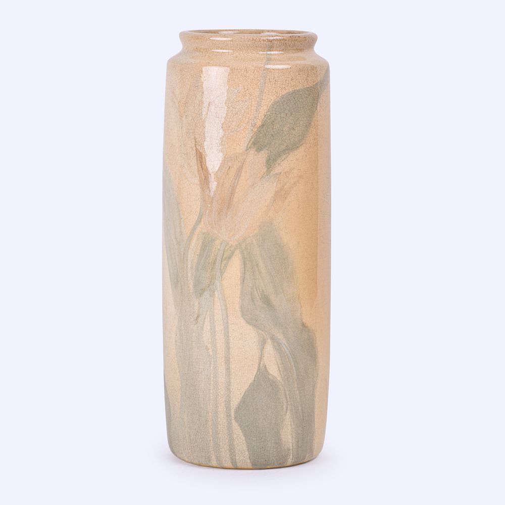 Lot 34: Weller Pottery Yellow Eocean Vase