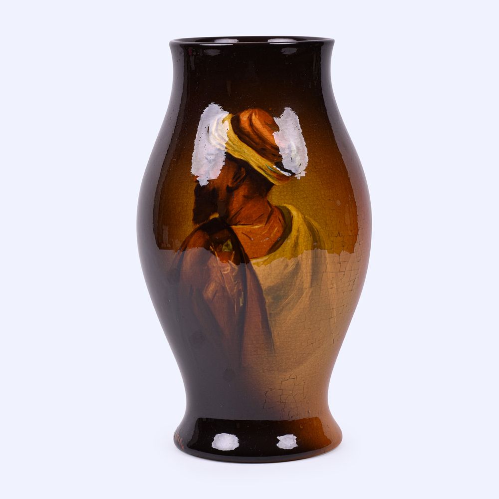 Lot 35: Large J.B. Owens Pottery Utopian Vase