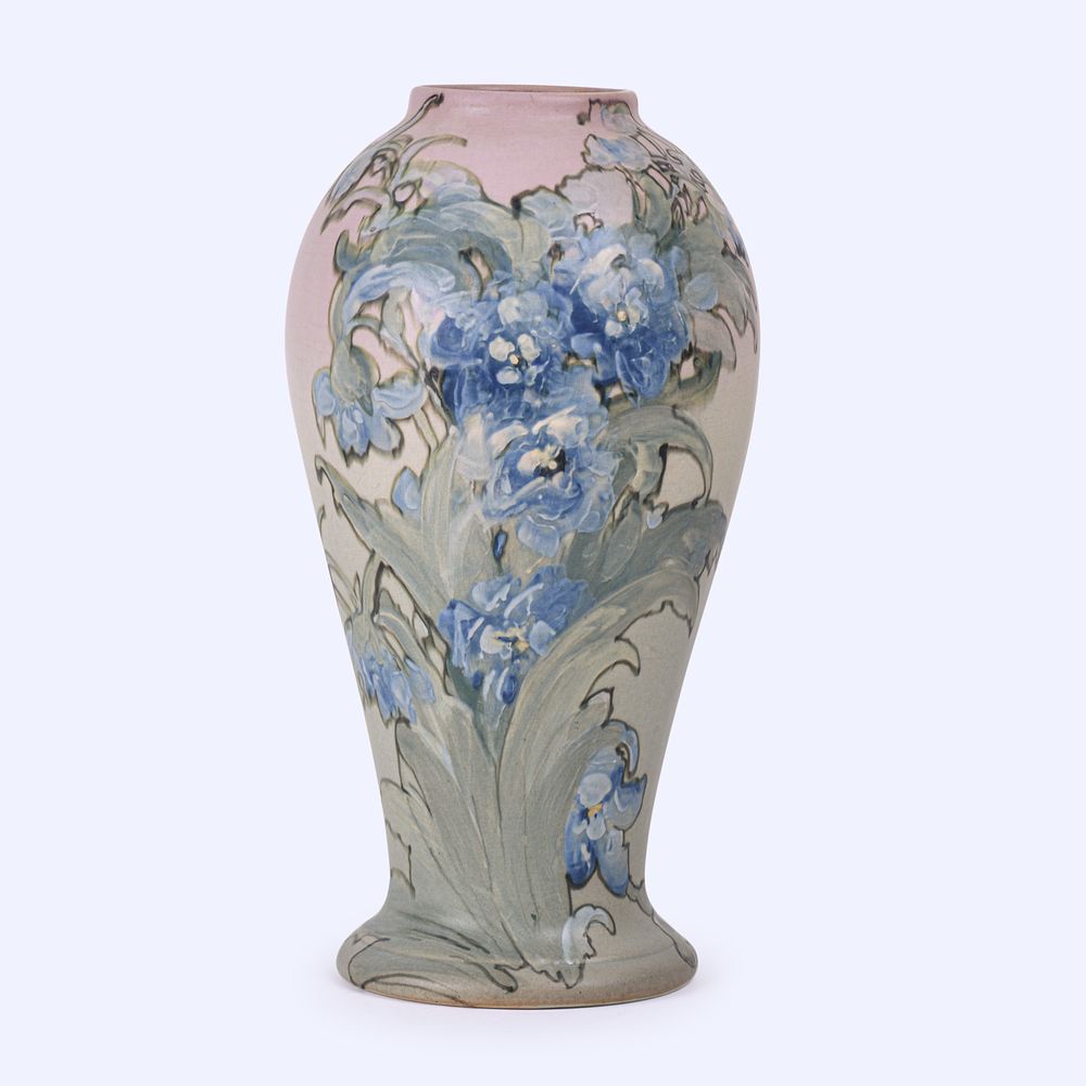 Lot 36: Tall Weller Pottery Hudson Vase