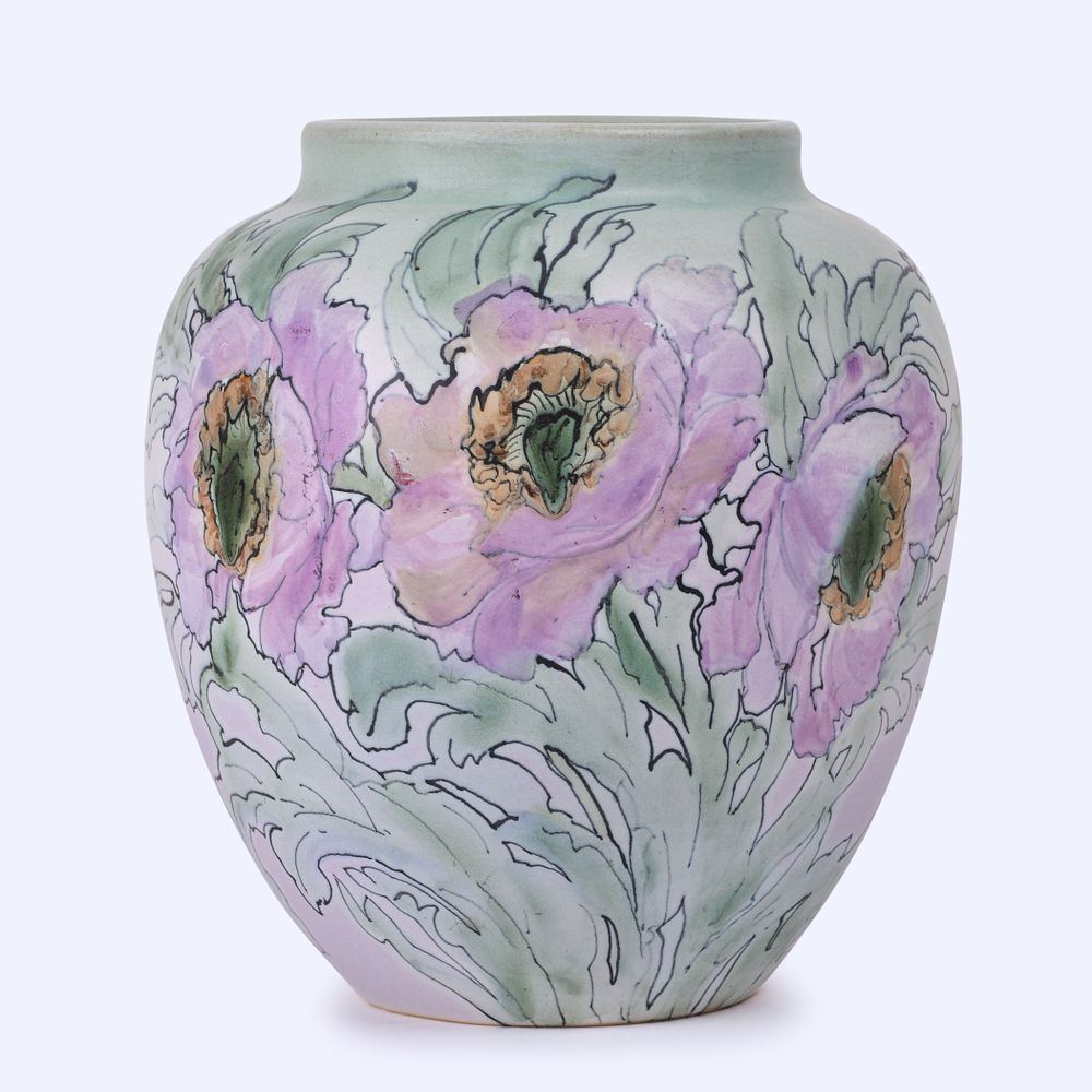 Lot 41: Large Weller Pottery Hudson-Perfecto Vase