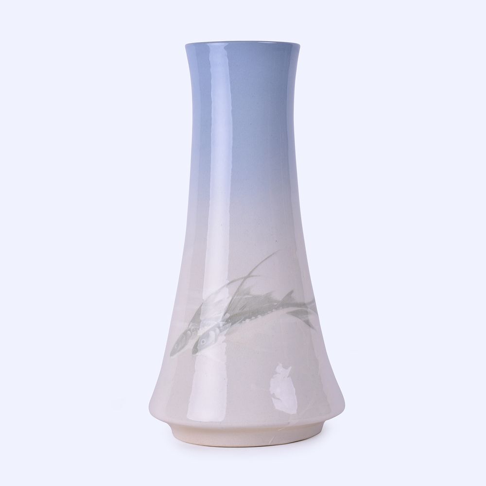Lot 45: Tall J.B. Owens Pottery Lotus Vase