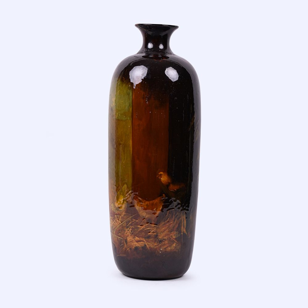 Lot 73: Attributed to J.B. Owens Tall Pottery Vase