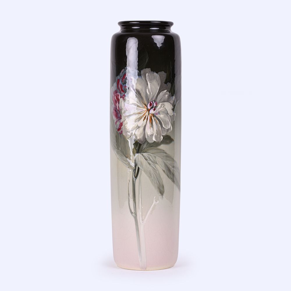 Lot 74: Tall Weller Pottery Eocean Vase