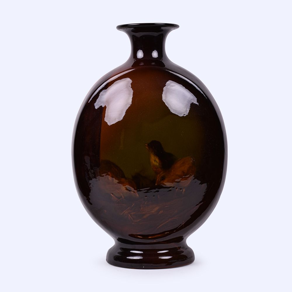 Lot 79: Large Roseville Pottery Rozane Vase