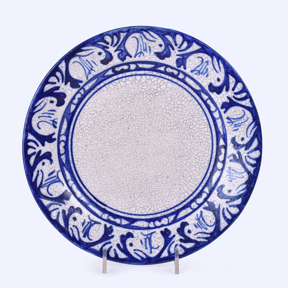 Lot 103: Dedham Pottery Rabbit Plate
