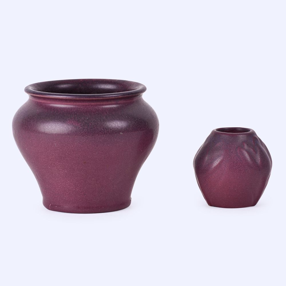 Lot 106: Two Early Van Briggle Vases
