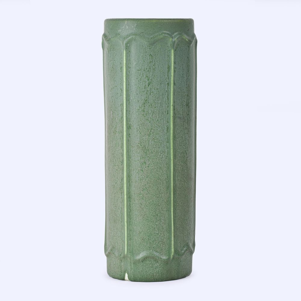 Lot 107: Tall Hampshire Pottery Vase