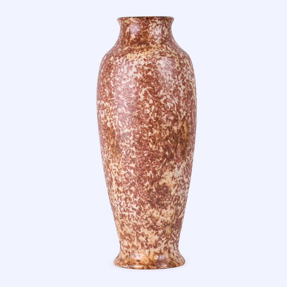 Lot 122: Tall Roseville Pottery Pauleo Vase