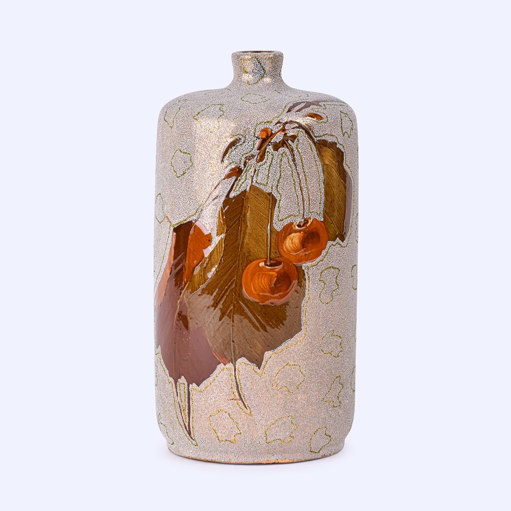 Lot 126: J.B. Owens Pottery Opalesce Utopian Vase