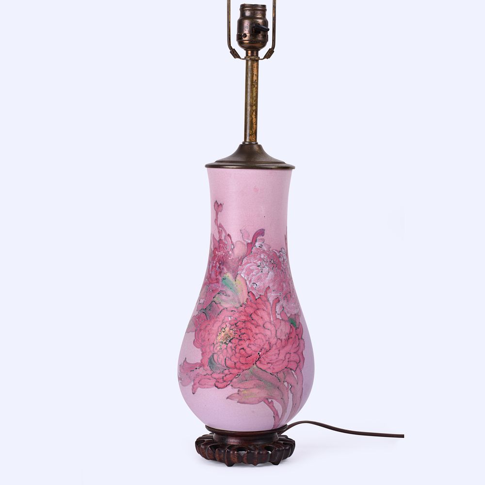 Lot 141: Weller Pottery Hudson-Perfecto Lamp