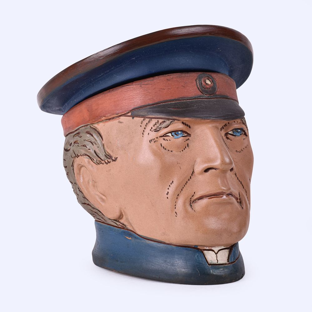 Lot 164: Weller Pottery The Captain Tobacco Jar
