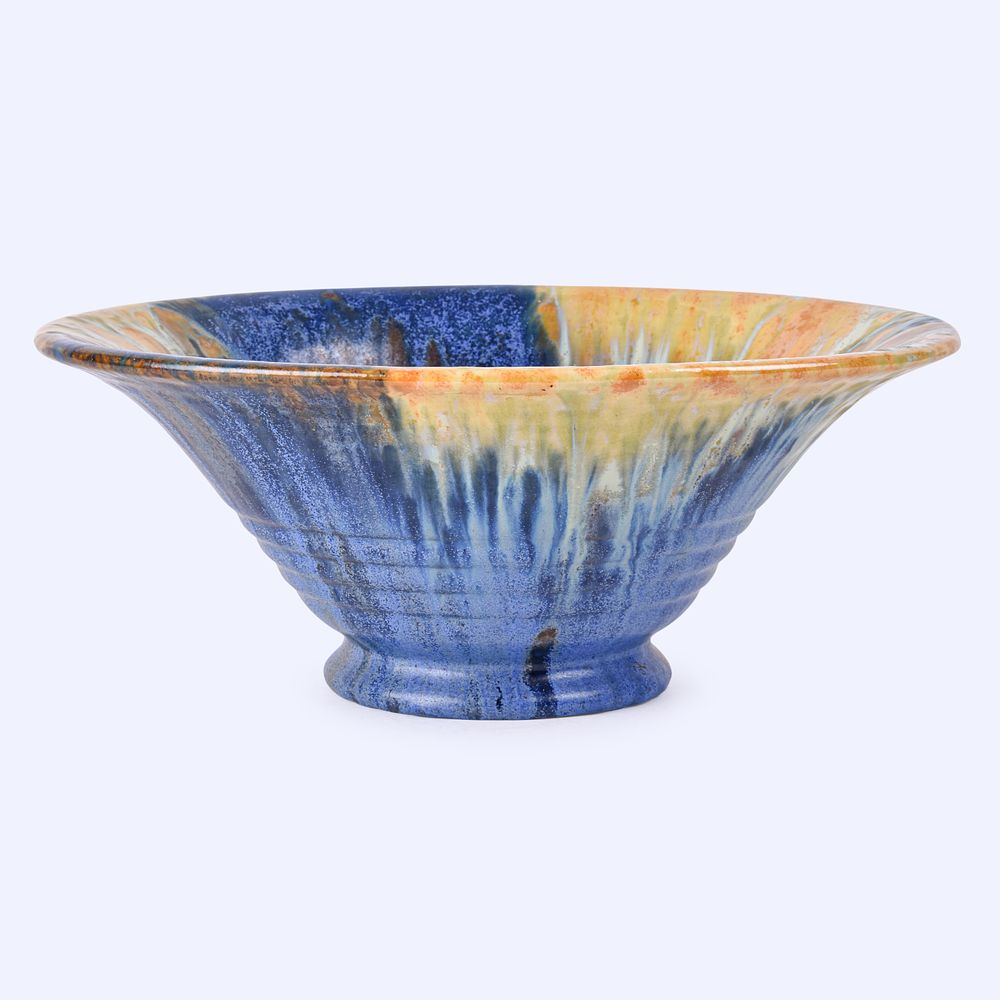 Lot 172: Roseville Pottery Imperial II Console Bowl