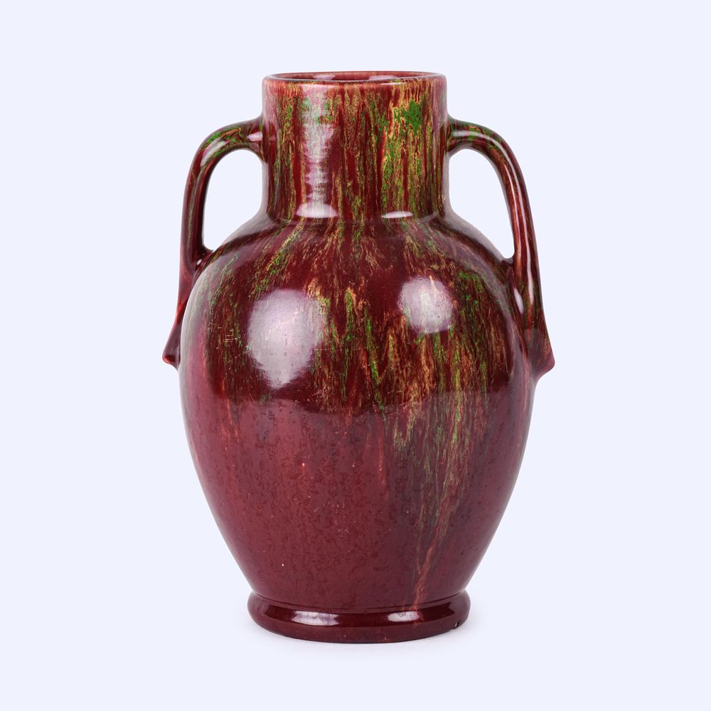 Lot 180: Weller Pottery Two Handled Vase
