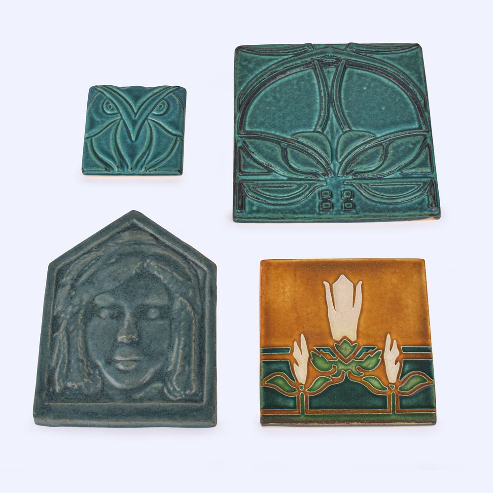 Lot 183: Group of Motawi and Dixon-Krouse Tiles