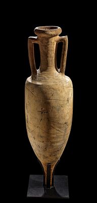 Roman transport amphora for wine type Dressel 2-4. Produced at the western coast of Italy, ca. 