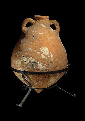 Roman transport amphora for olive oil type Dressel 20. Produced in the Tarraconensis, about 30 