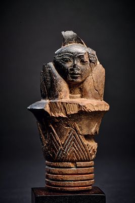 Wooden fragment of a naiskos or canopy. Wooden fragment of a naiskos or canopy for deity 