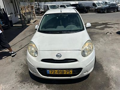 ניסאן אקו-מיקרה מודל 2011. יד שביעית
צבע: לבן, מנוע: בנזין, נפח מנוע: 1,198 סמ"ק, מפתח: יש.
על 