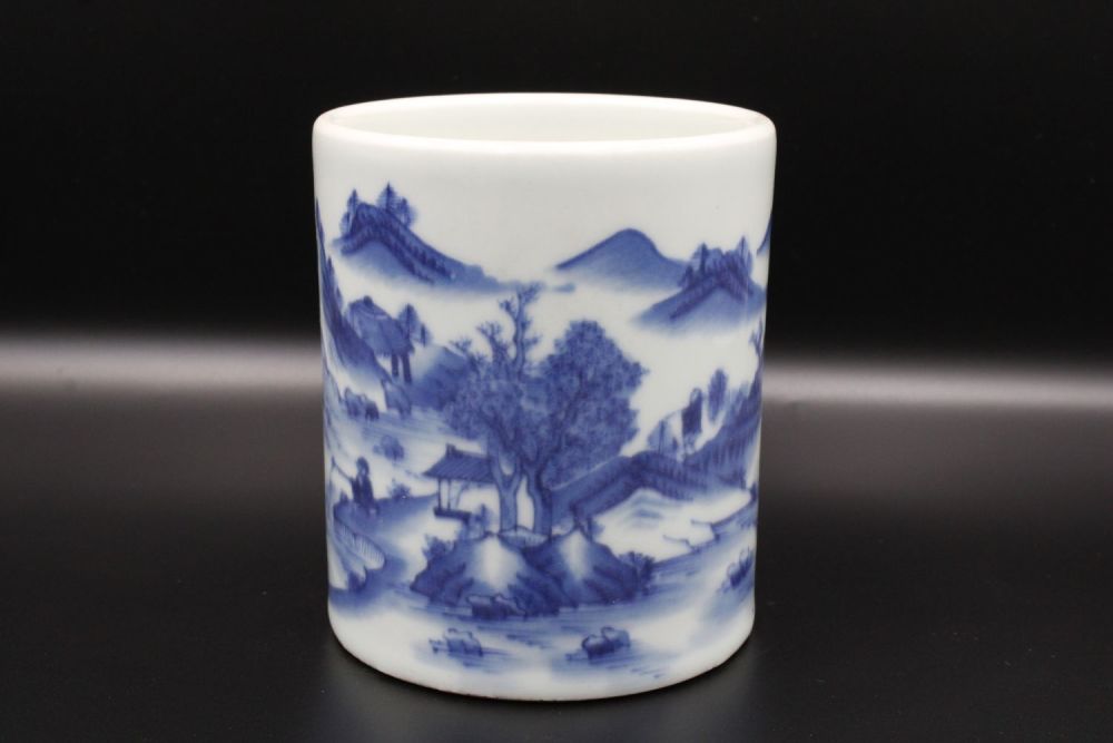 Lot 42: A Chinese brush pot from the Republic period...