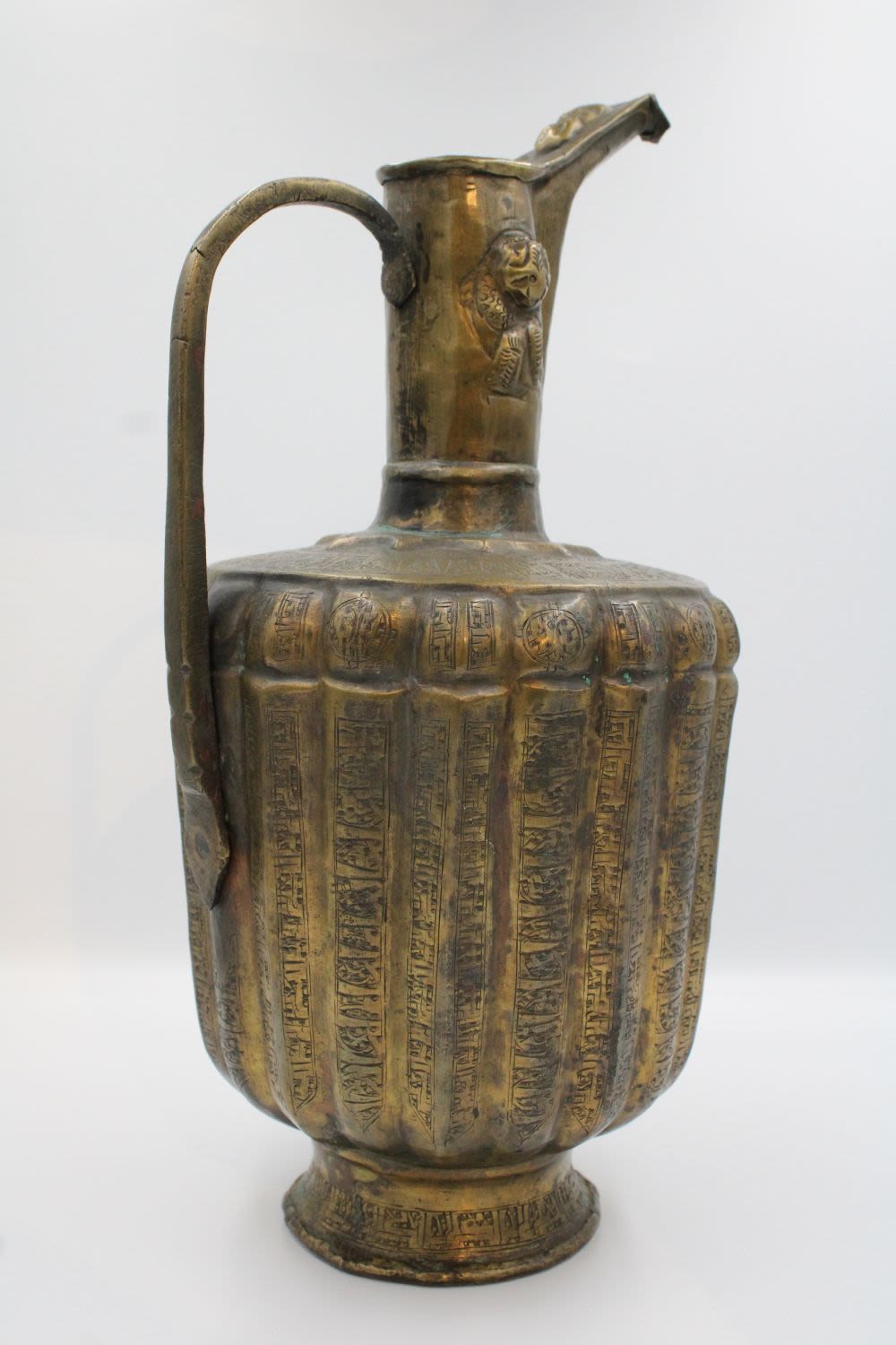 Lot 138: 12th-13th Century Persian Bronze Ewer: This Persian bronze...