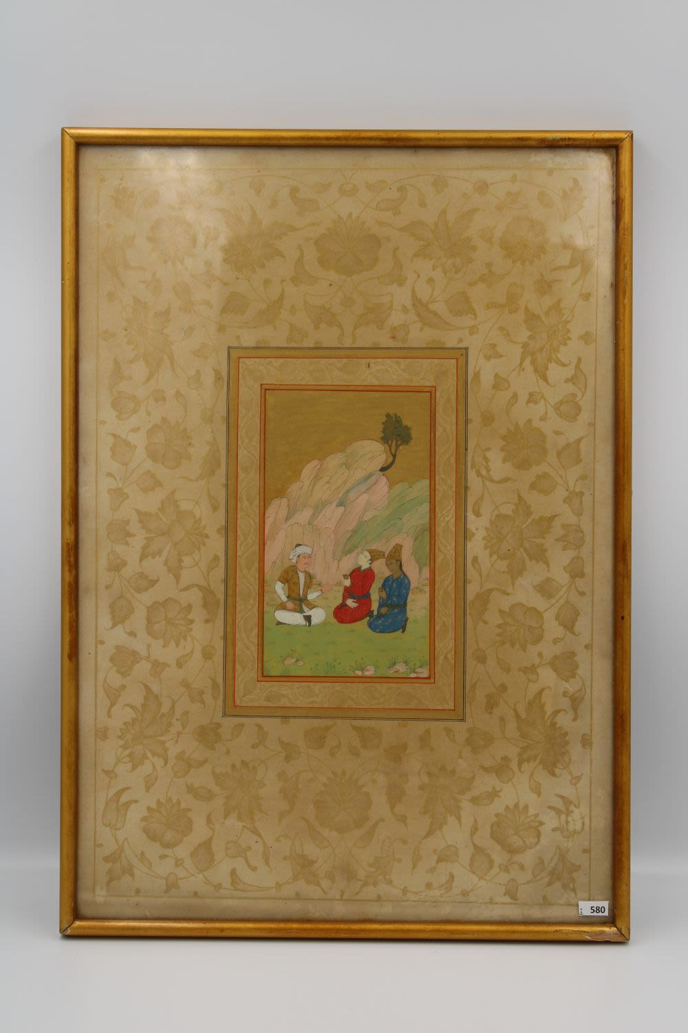 Lot 154: Indian Miniature - Frame Size: 34cm x 24cm....