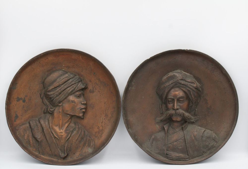 Lot 183: A magnificent pair of Ottoman plates dating back...